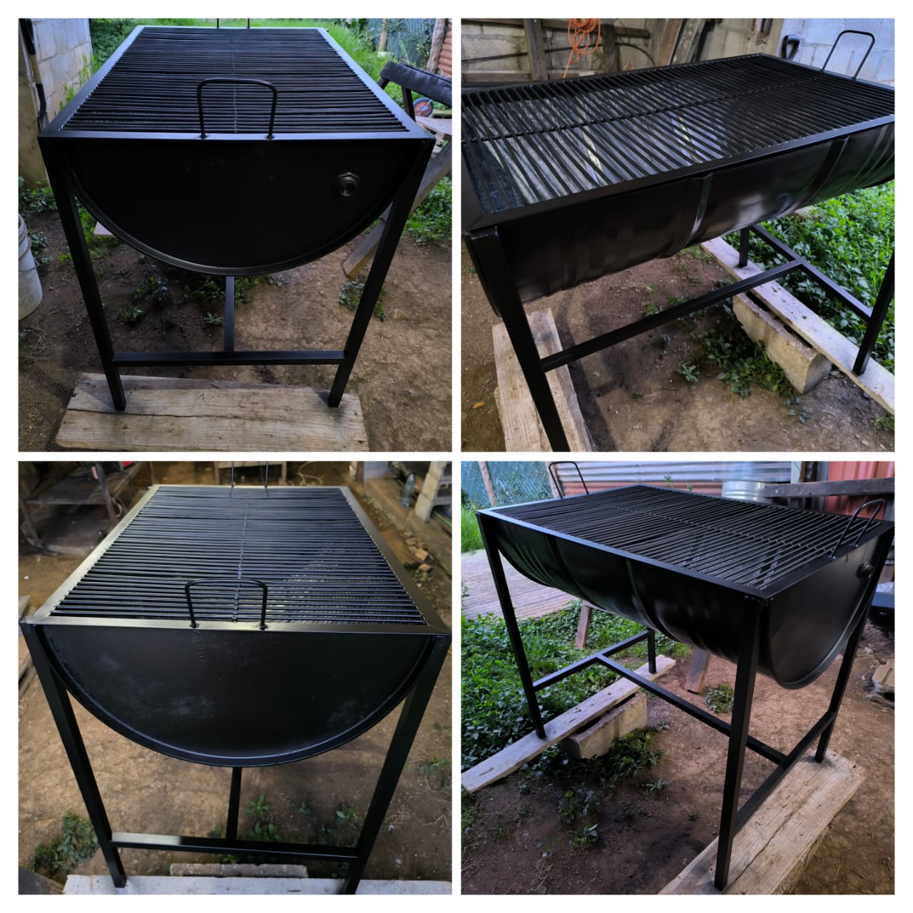 Churrasquera Color Negro