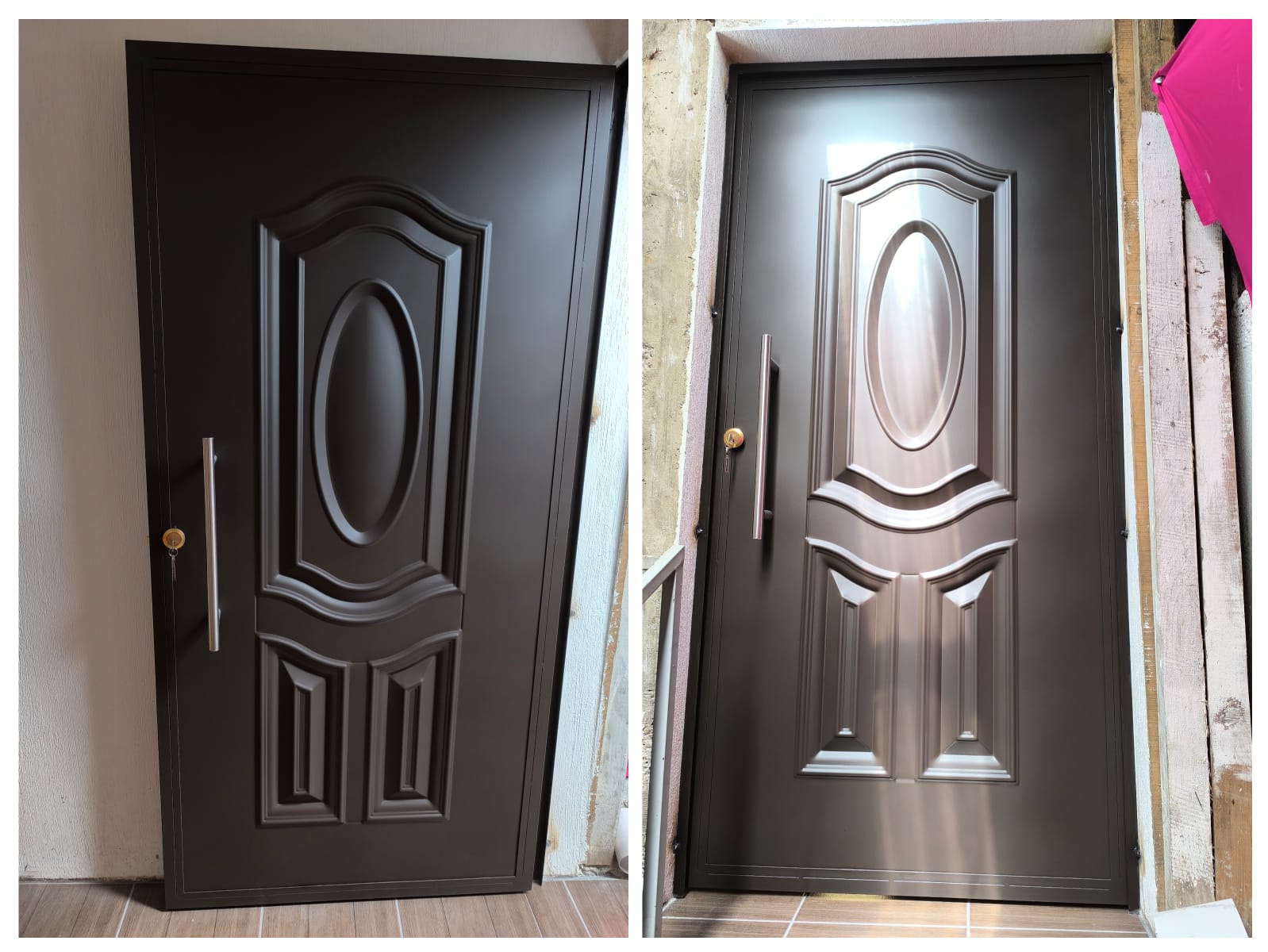 Diseño de Puerta Metálica Tipo Colonial