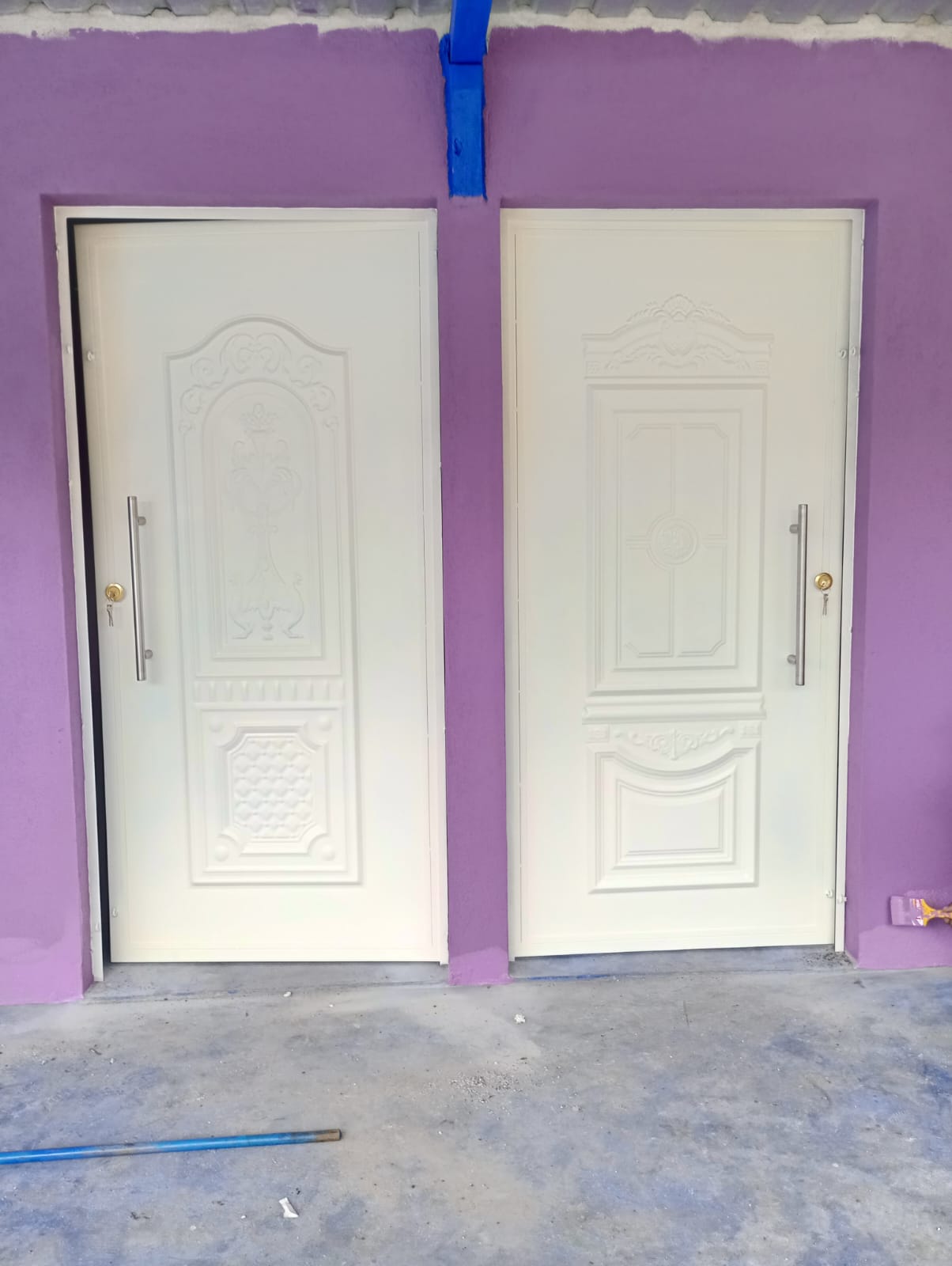 Diseño de Puerta Metálica Tipo Colonial