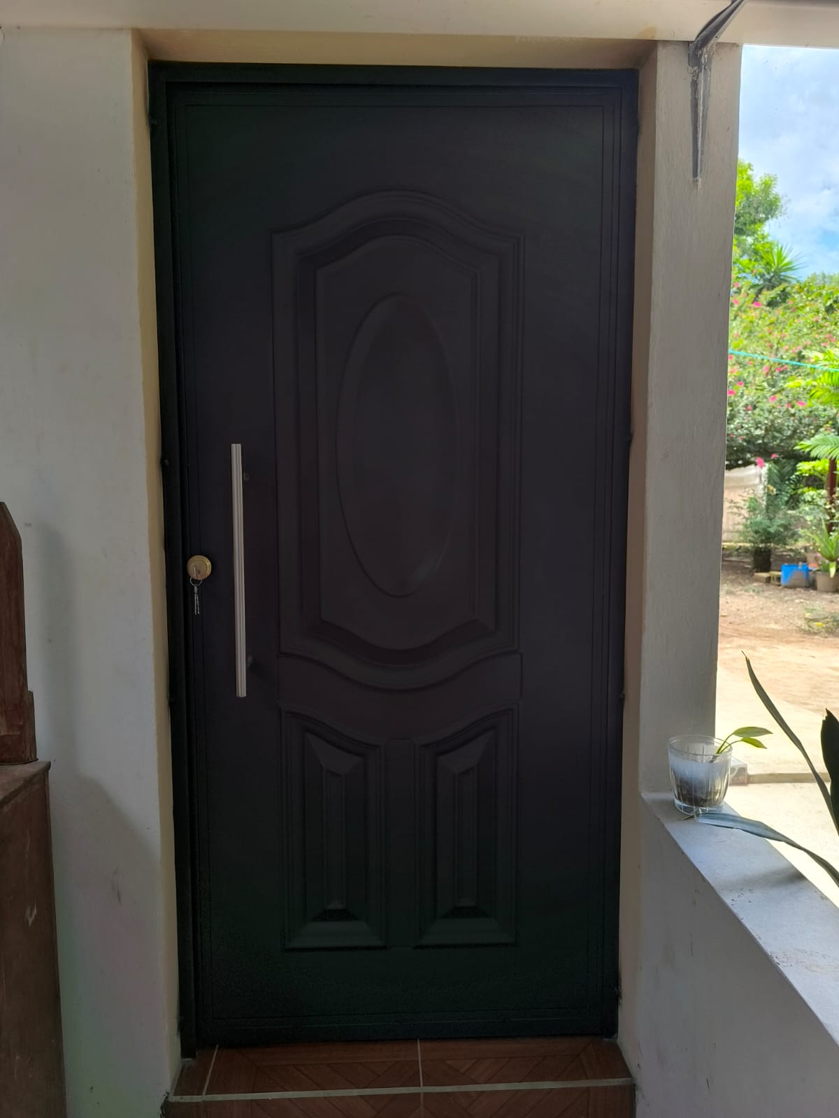 Diseño de Puerta Metálica Tipo Colonial