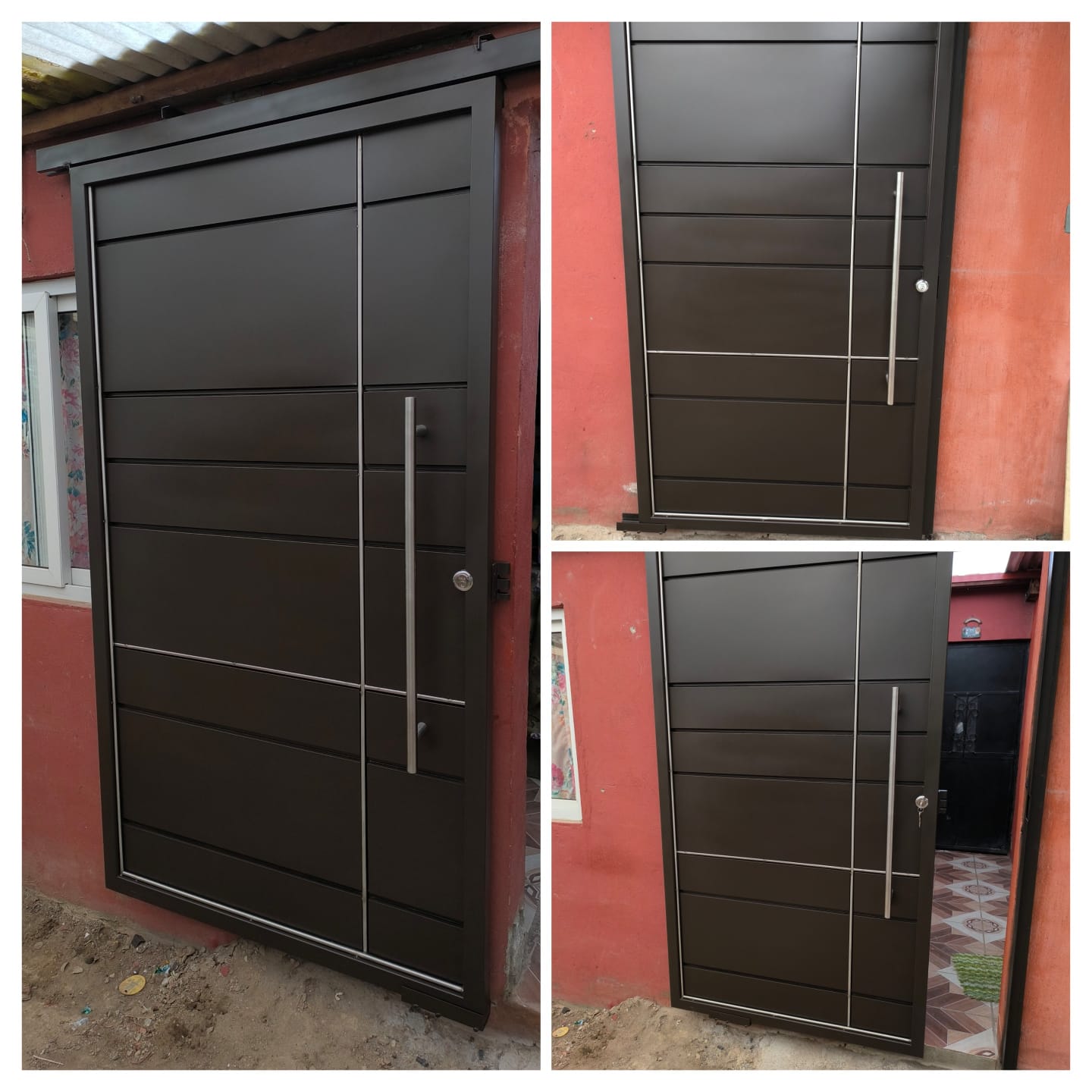 Diseño de Entrada Principal con Riel Corredizo